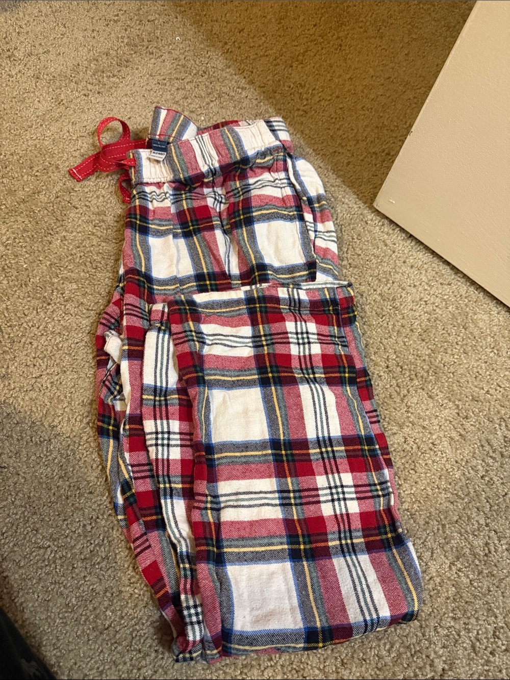 Old Navy Red, Blue and Yellow Plaid Pants